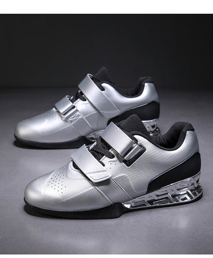 R2318 silver weightlifting shoe product view