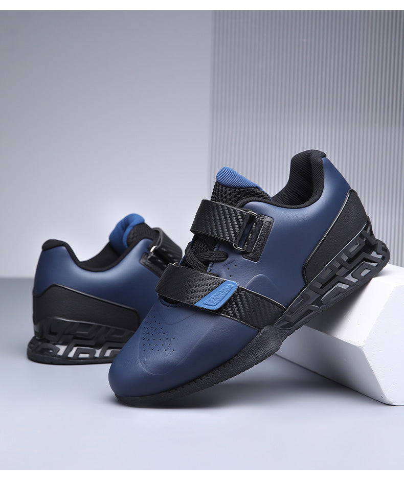 R2318 black navy weightlifting shoe